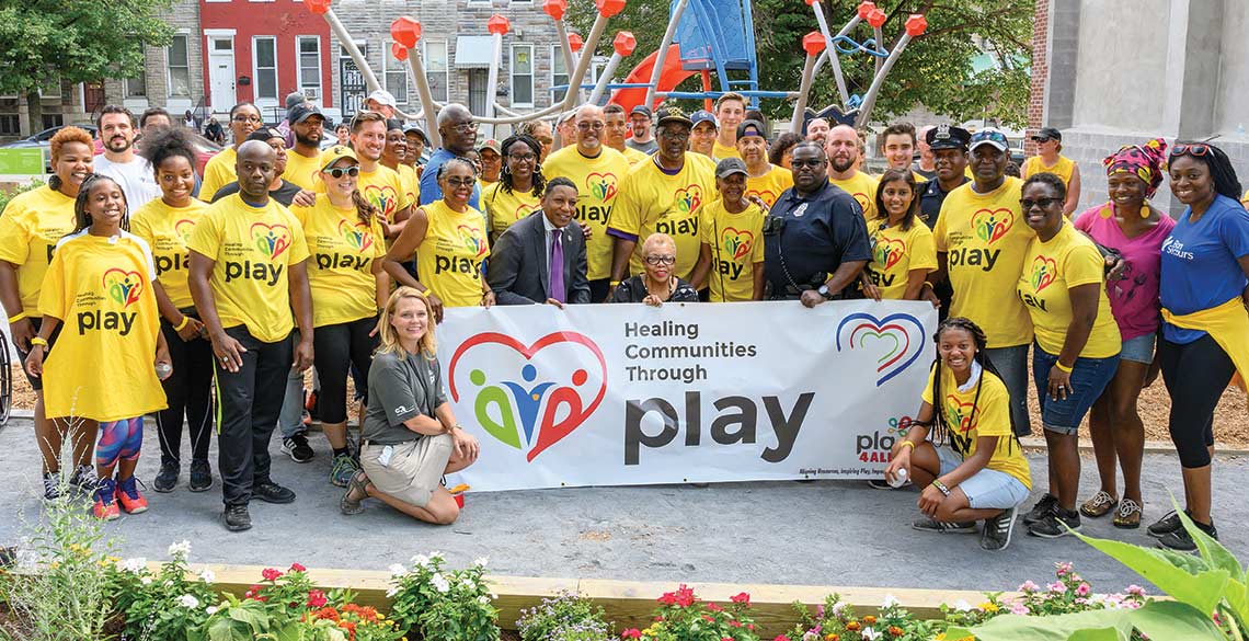 Communities gather together to heal through play