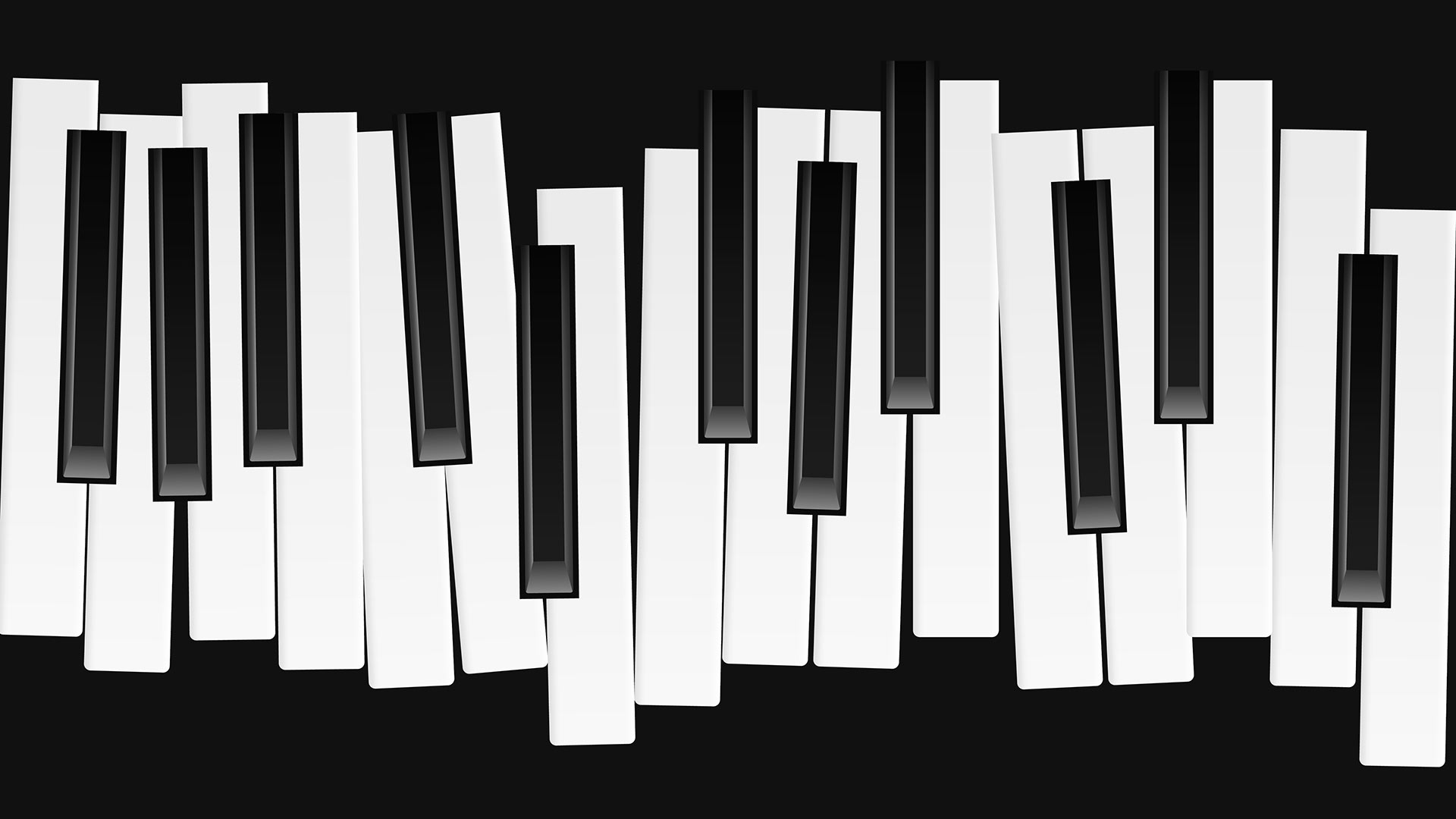 scrambled piano keys