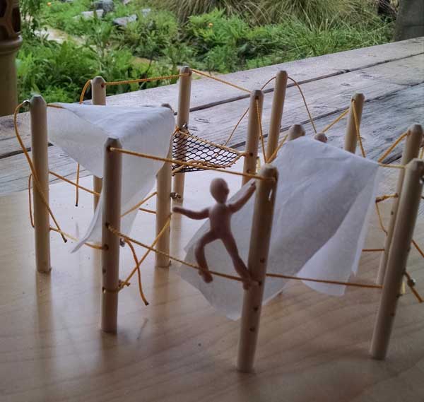A model of a rope structure A model of a rope structure