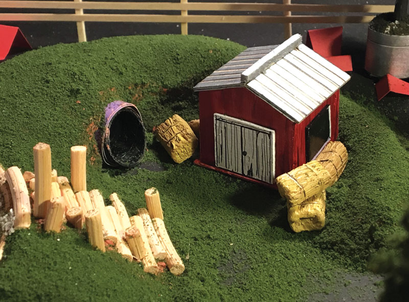 Farm themed playground concept model