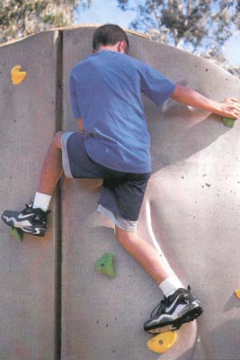 climbing wall climbing wall
