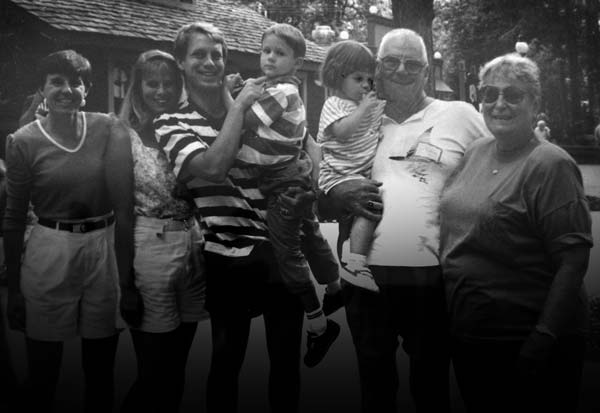 Rumbaugh family at Idlewild amusement park Rumbaugh family at Idlewild amusement park