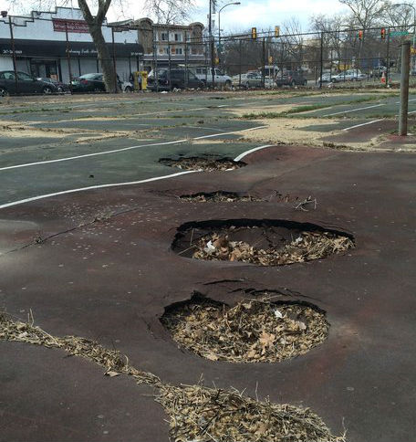 A park in need of improvement A park in need of improvement