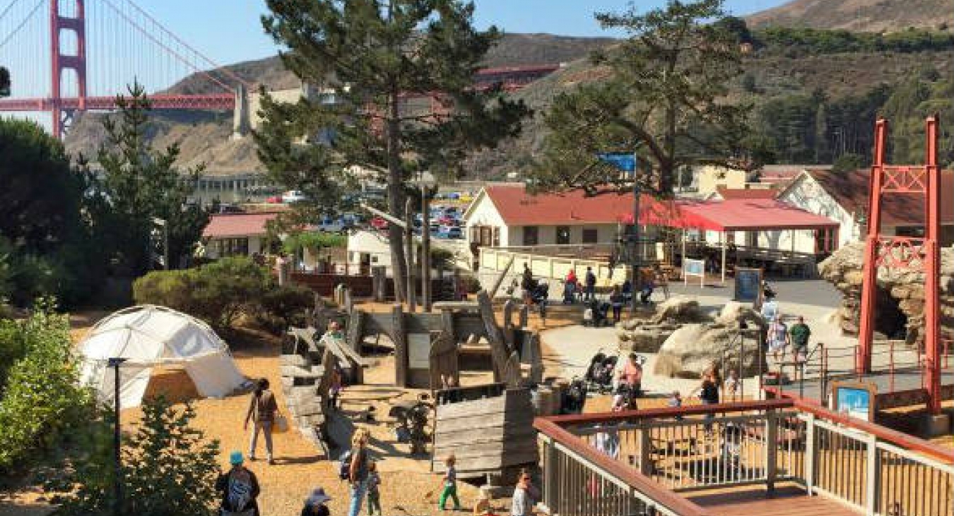 In Sausalito, California, the Bay Area Discovery Museum's Lookout Cove is 2.5 acres of tactile experiences that take inspiration from the San Francisco Bay