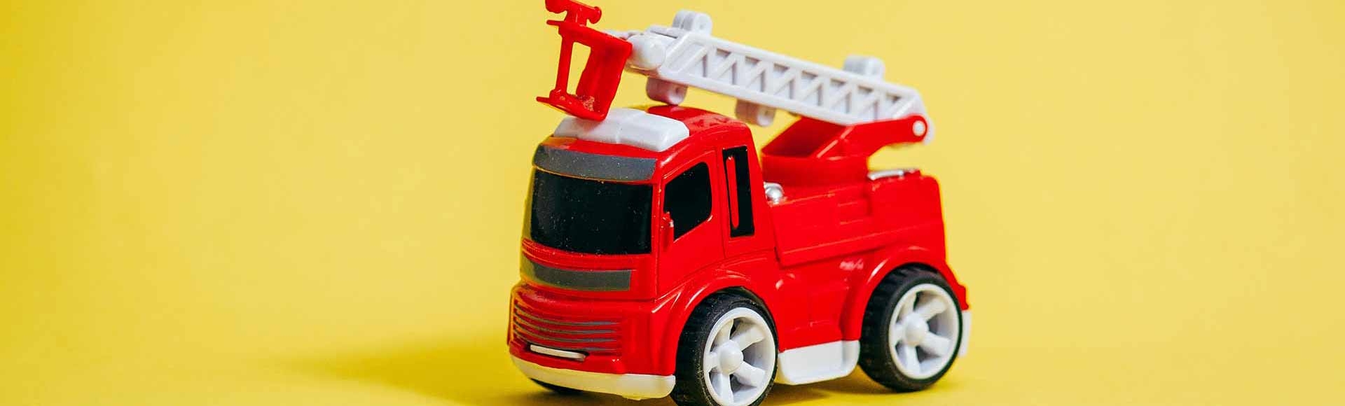 toy red fire engine